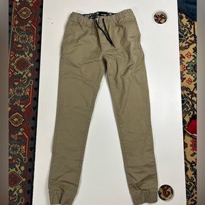 Men’s Small Khaki Jogger Pants